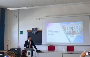 Rector of KSTU paid a working visit to the University of Camerino (Italy)